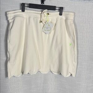 Dudley Stephens Starboard Skirt Cream Terry Fleece XXL